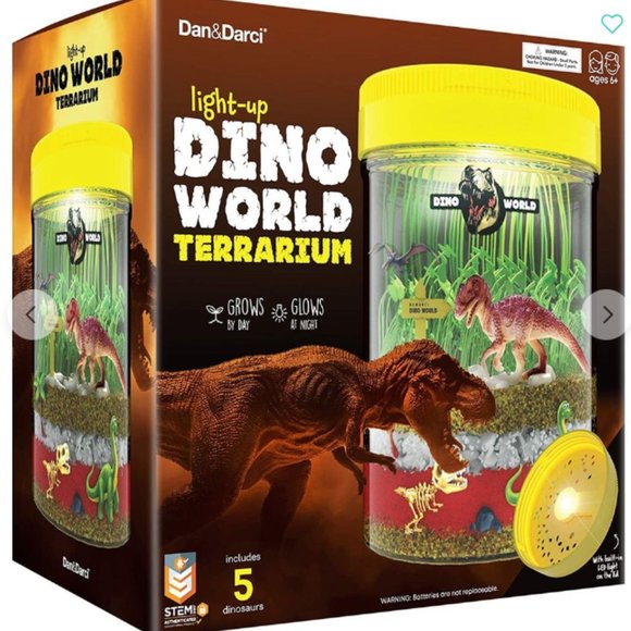 Light-up Dino World Terrarium Kit (1), Math for Love Prime Climb (1), 10.5 Inch - Picture 3 of 14